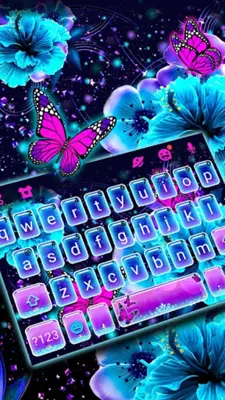 Neon Butterfly 2 Theme android App screenshot 3